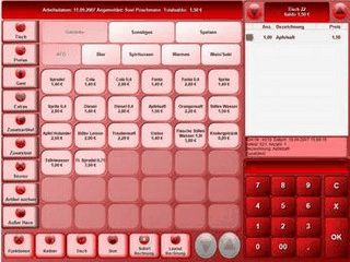 Kassensoftware fr die Gastronomie mit Artikelbaukasten, Gutscheinverwaltung usw