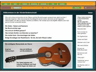 Kinderlieder-Gitarrenschule fr Anfnger.