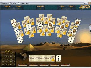 Vereint die Spiele Solitaire und Bingo. Mit Online-Highscoreliste fr die Besten