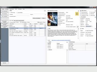 DVD-Verwaltung mit Verleihfunktion. Automatische Datenbernahme.