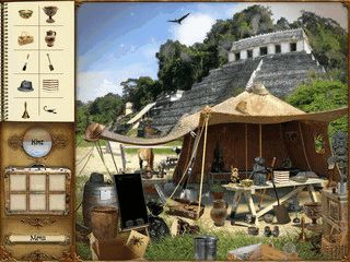 Wimmelbildspiel mit verschiedenen Szenarien.