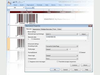 Barcodes aus ActiveX .Net Anwendungen, Visual Basic usw. erstellen.