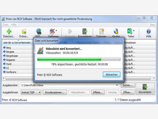 Mit dem Prism Video-Converter Plus Edition schnell Videos konvertieren.