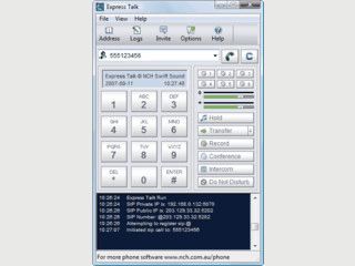 Sip-kompatibler Internet-Telefonie-Client.