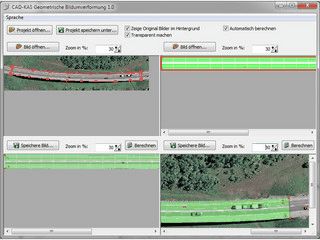 Bringt einen markieren Teil eines Fotos in eine bestimmte Form.
