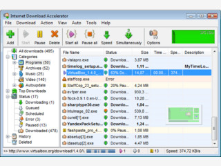 Einfach zu handhabender Download-Manager und Beschleuniger.