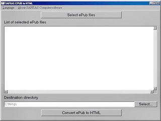 EPUB Bcher in HTML Dateien umwandeln.