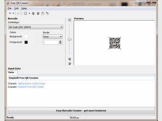 Einfache Software zum Erstellen QR und microQR Codes.