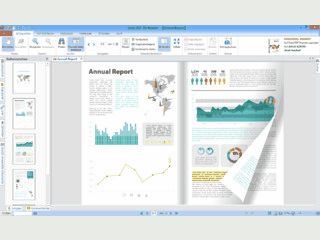 PDF-Dateien knnen wie ein virtuelles Buch mit Bltterfunktion gelesen werden.