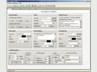 Umfangreiche Software zum Erstellen von Kontakt-Formularen fr Ihre Webseite.