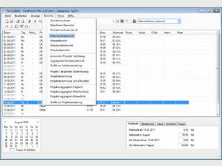 Projektbezogene Zeiterfassung fr Arbeitszeiten am Computer