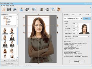 Erstellen Sie ID-Fotos fr Reisepass, Visum u.a. Dokumente automatisch!