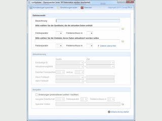 Software zur Aktualisierung von CSV Dateien zwischen zwei Dateien.