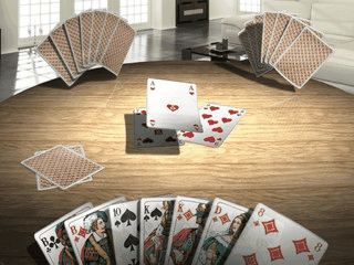 Anspruchsvolle Skat-Variante in 3D mit Einzelspiel, Multiplayer und Tutorial