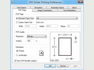 Erstellen von PDF-Dateien aus alle Anwendungen mit Druckfunktion.