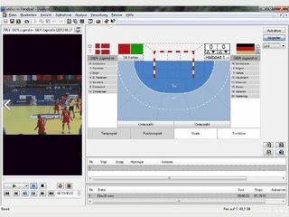 Spielzugerfassung von Handballspielen zur anschlieenden Analyse