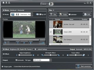 Weltpremiere: MakeMe3D erzeugt echte 3D-Videos aus Ihren Filmen!