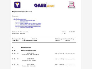 Zum Anzeigen von GAEB- und Norm Dateien