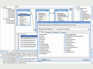 .NET-Komponente zur visuellen Analyse und Erstellung von SQL-Abfragen