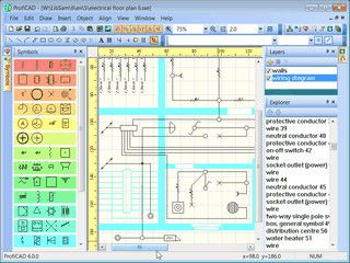 Software fr die Erstellung von Schaltplnen der Elektrotechnik.