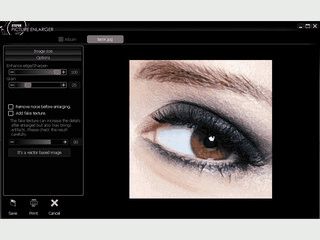 Kleine Bilder vergr��ern ohne dabei allzu gro�e Sch�rfeverluste zu haben.