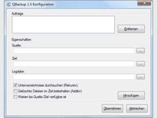 QBackup - Zuverlssige Datensicherung.