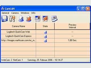 Bilder eine Webcam via Netzwerk verteilen.