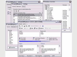 Erweitertes Suchen und Ersetzen in Tabellen einer ODBC-Datenbank