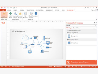 ShapeChef ermglicht die Verwaltung von Grafiken und Charts in PowerPoint.