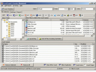 Software zum Zhlen von Wrtern und Zeilen in MS Office Dokumenten und PDF