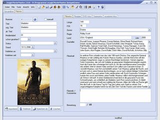 Filmverwaltung fr Filme im Format DivX und S VCD