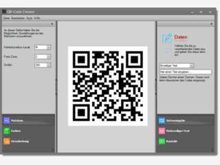 Erstellen Sie Ihre eigenen QR-Codes, sogar in Farbe und div. Gren.