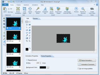 Sehr gutes Tool um animierte GIF-Bilder zu erstellen und zu bearbeiten.