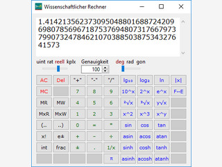 Hochgenauer Taschenrechner, Gleichungslser und Primzahlgenerator