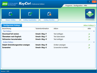 Professioneller Hotkey-Manager fr Windows 7/8/10.