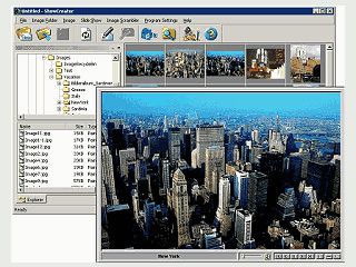 Bild Prsentations-Software mit Sounduntersttzung.