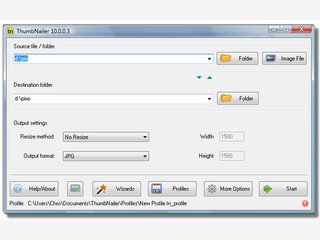 Kann in wenigen Sekunden Hunderte von Bildern in Thumbnails verwandeln.