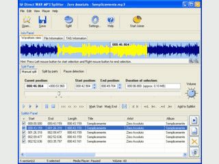 Große MP3 Dateien manuell oder automatisch aufsplitten