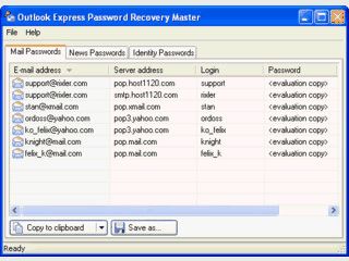 Passwrter von Outlook Express im Klartext anzeigen