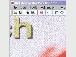 Tool zur Beseitigung von Raster-Effekten aus gescannten Vorlagen