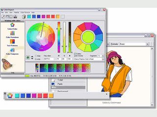 Werkzeug zur Harmonisierung von verschiedenen Farben zueinander.