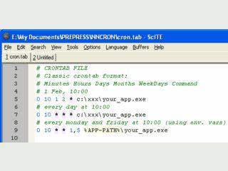 Task-Planer der komplett dem Unix Cron nachgebaut wurde.