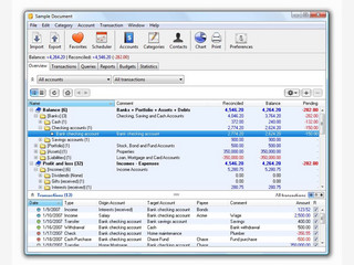 Software fr die Verwaltung persnlicher Finanzen