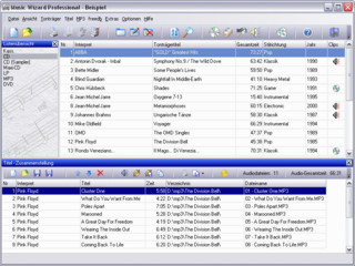 Tonträgerverwaltung mit freedb und MP3-Support. Such- und Sortierfunktionen.