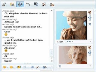 Beliebter Messenger mit Webcam-Untersttzung und vielen Optionen