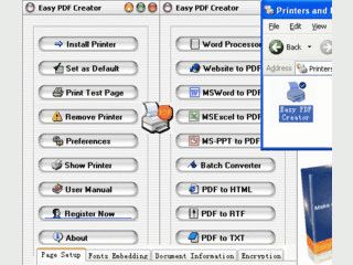 Druckertreiber der PDF Dateien erstellt.