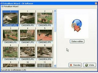 CK FotoAlbum Wizard erstellt aus Ihren Bildern ansehnliche Fotoalben.