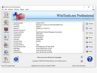 WinTool.net bietet eine sehr groe Funktionsvielfalt zum Tuning von Windows.