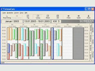 Tool zur Erfassung und Planung von Arbeitszeiten