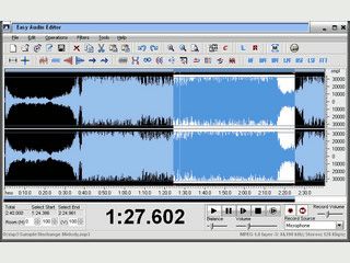 Audio-Editor mit bersichtlicher Oberflche. Untersttzt zahlreiche Formate.